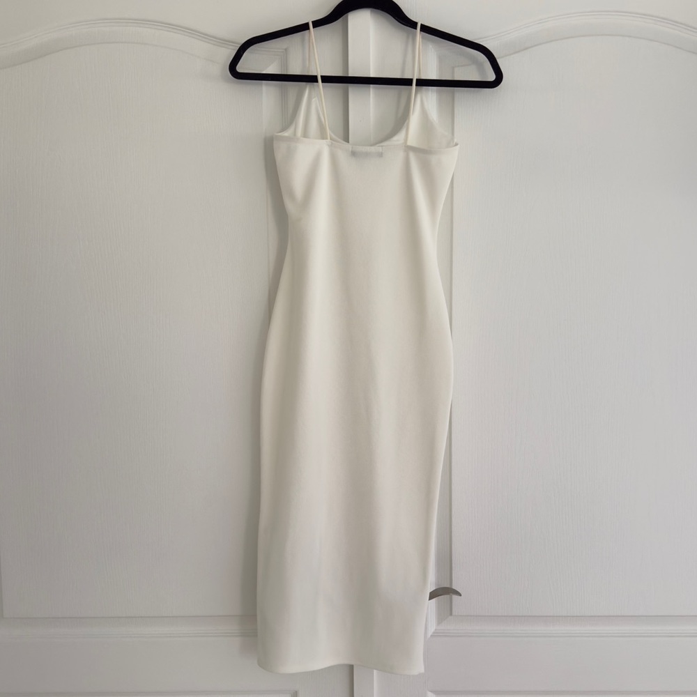 Missguided Midi White Bodycon Dress - Picture 3 of 4